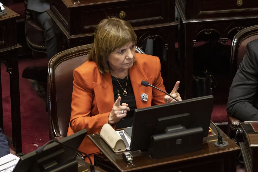 Bullrich cuestionó a Villarruel por autorizar el voto remoto de Fernández Sagasti